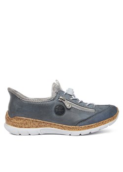 Sneakersy Rieker N42F2-14 Granatowy ze sklepu eobuwie.pl w kategorii Buty sportowe damskie - zdjęcie 182053696