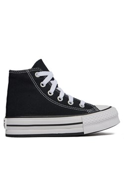 Trampki Converse Chuck Taylor All Star Lift Platform High Top Little Kids 372859C Czarny ze sklepu eobuwie.pl w kategorii Trampki dziecięce - zdjęcie 182053795