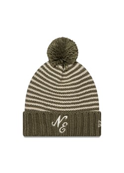 Czapka New Era Ne Jake Beanie NeWe 60565212 Zielony ze sklepu eobuwie.pl w kategorii Czapki zimowe damskie - zdjęcie 182054056
