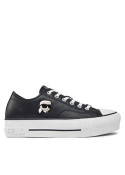 Trampki KARL LAGERFELD Kampus Max KL60425T Czarny ze sklepu eobuwie.pl w kategorii Trampki damskie - zdjęcie 182054217