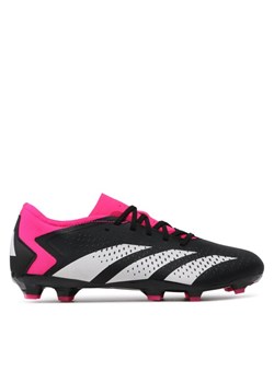 Buty do piłki nożnej adidas Predator Accuracy.3 Low Firm Ground Boots GW4602 Czarny ze sklepu eobuwie.pl w kategorii Buty sportowe męskie - zdjęcie 182054245
