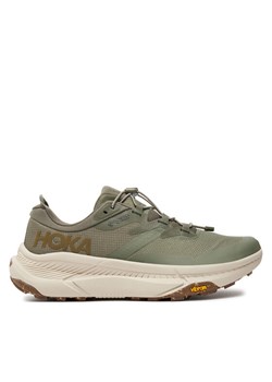 Sneakersy Hoka Transport GTX GORE-TEX 1133957 Zielony ze sklepu eobuwie.pl w kategorii Buty sportowe męskie - zdjęcie 182054307