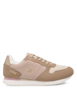 Sneakersy Beverly Hills Polo Club W-VSS24003 Beżowy ze sklepu eobuwie.pl w kategorii Buty sportowe damskie - zdjęcie 182054369
