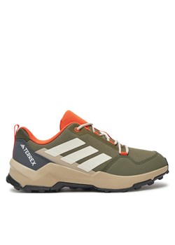 Trekkingi adidas Terrex Ax4r IF6526 Zielony ze sklepu eobuwie.pl w kategorii Buty trekkingowe dziecięce - zdjęcie 182054495