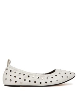 Baleriny MICHAEL Michael Kors Amy 40S5AYFP1L Biały ze sklepu eobuwie.pl w kategorii Balerinki - zdjęcie 182054535