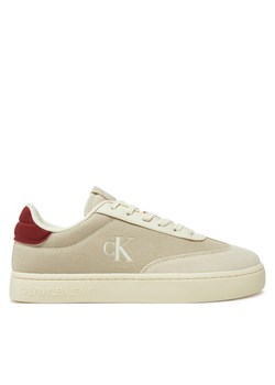 Sneakersy Calvin Klein Jeans YM0YM01169 Beżowy ze sklepu eobuwie.pl w kategorii Buty sportowe męskie - zdjęcie 182054607