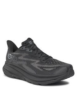 Buty do biegania Hoka Clifton 9 Wide 1132210 Czarny ze sklepu eobuwie.pl w kategorii Buty sportowe męskie - zdjęcie 182054625