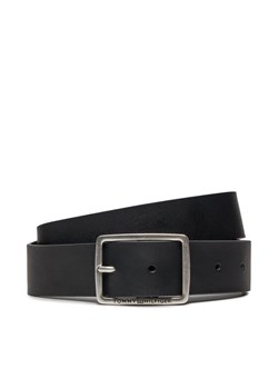 Pasek Męski Tommy Hilfiger Jeans Buckle 3.5 AM0AM12176 Czarny ze sklepu eobuwie.pl w kategorii Paski męskie - zdjęcie 182054706