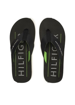 Japonki Tommy Hilfiger Massage Footbed Beach Sandal FM0FM04474 Granatowy ze sklepu eobuwie.pl w kategorii Klapki męskie - zdjęcie 182054769