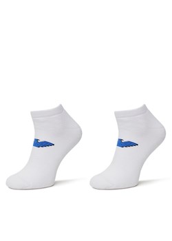 Zestaw 2 par niskich skarpet męskich Emporio Armani EM000538 AF12299 M0082 Biały ze sklepu eobuwie.pl w kategorii Skarpetki męskie - zdjęcie 182054805