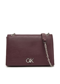 Torebka Calvin Klein K60K612810 Bordowy ze sklepu eobuwie.pl w kategorii Kopertówki - zdjęcie 182055029