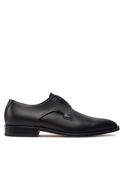 Półbuty Boss Derrek Derb Ltptly 50514016 Czarny ze sklepu eobuwie.pl w kategorii Buty eleganckie męskie - zdjęcie 182055329