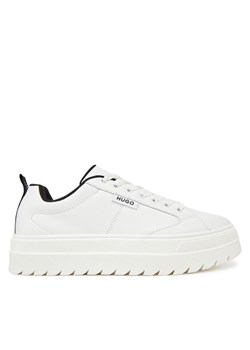 Sneakersy HUGO Lyssa 50520718 Biały ze sklepu eobuwie.pl w kategorii Buty sportowe damskie - zdjęcie 182055585