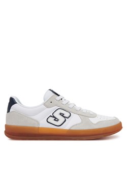 Sneakersy Skechers New Wave Cup-Calven 210961/OFWT Biały ze sklepu eobuwie.pl w kategorii Buty sportowe męskie - zdjęcie 182055595
