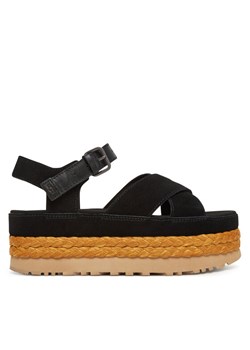 Espadryle Ugg W Aubrey Ankle Strap 1167471 Czarny ze sklepu eobuwie.pl w kategorii Espadryle damskie - zdjęcie 182055655