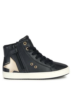 Sneakersy Geox J Kalispera Girl J044GA 000BC C0531 M Czarny ze sklepu eobuwie.pl w kategorii Trampki dziecięce - zdjęcie 182056276