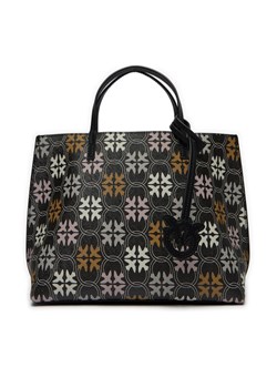 Torebka Pinko Carrie Shopper Classic PE 24 PLTT 102833 A1EM Czarny ze sklepu eobuwie.pl w kategorii Kuferki - zdjęcie 182056309