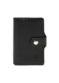 Etui na karty kredytowe Semi Line P8296-1 Czarny ze sklepu eobuwie.pl w kategorii Portfele męskie - zdjęcie 182056325