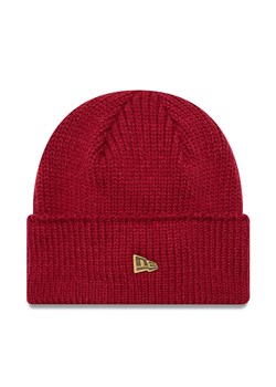 Czapka New Era Wide Cuff Beanie 60565442 Czerwony ze sklepu eobuwie.pl w kategorii Czapki zimowe damskie - zdjęcie 182056517