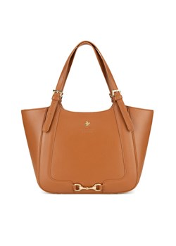 Torebka Beverly Hills Polo Club BHPC-K-044-06 Brązowy ze sklepu eobuwie.pl w kategorii Torby Shopper bag - zdjęcie 182056575