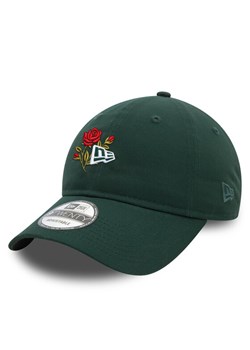 Czapka z daszkiem New Era Rose Icon 9TWENTY 60580797 Zielony ze sklepu eobuwie.pl w kategorii Czapki z daszkiem damskie - zdjęcie 182056669