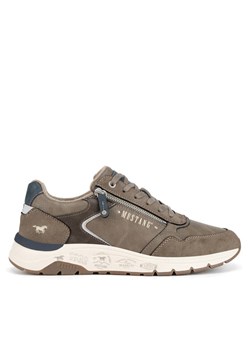 Sneakersy Mustang 4200-301 Beżowy ze sklepu eobuwie.pl w kategorii Buty sportowe męskie - zdjęcie 182056845