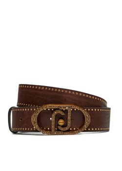 Pasek Damski Liu Jo Hips Belt 3.5Cm AF4307 P0064 Brązowy ze sklepu eobuwie.pl w kategorii Paski damskie - zdjęcie 182056949