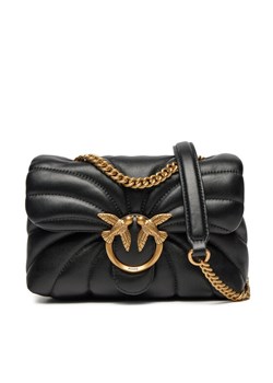 Torebka PINKO Love Puff Mini Cl AI 24-25 PLTT 100039 A1EX Czarny ze sklepu eobuwie.pl w kategorii Kopertówki - zdjęcie 182057009