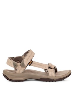 Sandały Teva Terra Fi Lite Suede 1124035 Beżowy ze sklepu eobuwie.pl w kategorii Sandały damskie - zdjęcie 182057095
