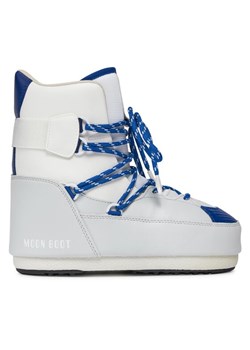 Śniegowce Moon Boot Sneaker Mid 14028200003 Szary ze sklepu eobuwie.pl w kategorii Śniegowce damskie - zdjęcie 182057259