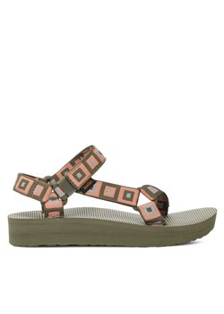 Sandały Teva Midform Universal 1090969 Khaki ze sklepu eobuwie.pl w kategorii Sandały damskie - zdjęcie 182057325
