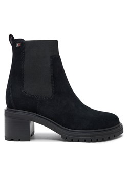 Sztyblety Tommy Hilfiger FW0FW08429 Czarny ze sklepu eobuwie.pl w kategorii Botki - zdjęcie 182057447