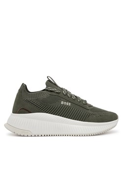 Sneakersy BOSS Ttnm Evo 50536413 Zielony ze sklepu eobuwie.pl w kategorii Buty sportowe damskie - zdjęcie 182057517