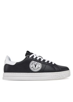 Sneakersy Versace Jeans Couture 78YA3SK1 Czarny ze sklepu eobuwie.pl w kategorii Buty sportowe męskie - zdjęcie 182057786