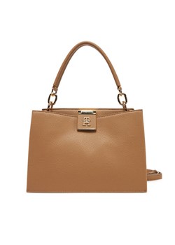 Torebka Tommy Hilfiger Th Her Mini Tote AW0AW17190 Brązowy ze sklepu eobuwie.pl w kategorii Torebki damskie - zdjęcie 182057878
