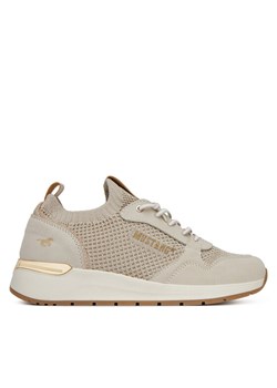 Sneakersy Mustang 1487-301 Beżowy ze sklepu eobuwie.pl w kategorii Buty sportowe damskie - zdjęcie 182058029