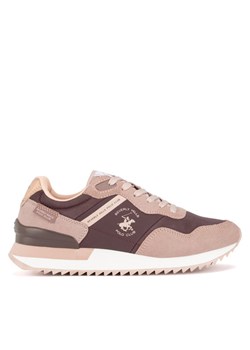 Sneakersy Beverly Hills Polo Club S9017-IW Bordowy ze sklepu eobuwie.pl w kategorii Buty sportowe damskie - zdjęcie 182058067