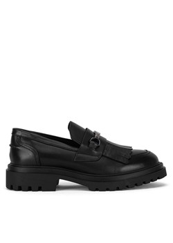 Loafersy Gino Rossi KEMER-1078-24 Czarny ze sklepu eobuwie.pl w kategorii Lordsy damskie - zdjęcie 182058078