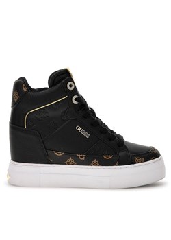 Sneakersy Guess Fridan FL7FRI FAL12 Czarny ze sklepu eobuwie.pl w kategorii Buty sportowe damskie - zdjęcie 182058119