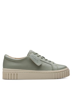 Sneakersy Clarks Mayhill Walk 26181208 Zielony ze sklepu eobuwie.pl w kategorii Buty sportowe damskie - zdjęcie 182058217