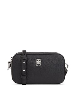 Torebka Tommy Hilfiger Th Emblem Camera Bag AW0AW15179 Czarny ze sklepu eobuwie.pl w kategorii Listonoszki - zdjęcie 182058219