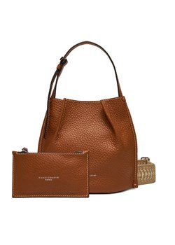 Torebka Gianni Chiarini Dory BS 11635 RNGDBL-NAETN Brązowy ze sklepu eobuwie.pl w kategorii Torebki damskie - zdjęcie 182058256