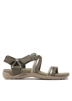 Sandały Merrell Terran 3 Cush Lattice J004570 Zielony ze sklepu eobuwie.pl w kategorii Sandały damskie - zdjęcie 182058345