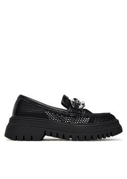 Loafersy DeeZee 60062D-2 Czarny ze sklepu eobuwie.pl w kategorii Lordsy damskie - zdjęcie 182058348