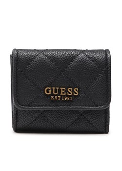 Mały Portfel Damski Guess Slg Recap SWQB85 58440 Czarny ze sklepu eobuwie.pl w kategorii Portfele damskie - zdjęcie 182058367