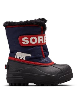 Śniegowce Sorel Snow Commander™ Boot 2114101466 Granatowy ze sklepu eobuwie.pl w kategorii Buty zimowe dziecięce - zdjęcie 182058396