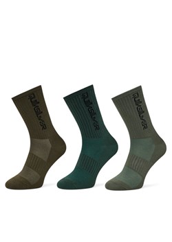 Skarpety Quiksilver AS_QUIKSILVER_100W_SS25 (3-PACK) Khaki ze sklepu eobuwie.pl w kategorii Skarpetki męskie - zdjęcie 182058405