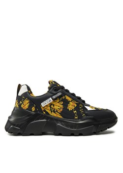 Sneakersy Versace Jeans Couture 77YA3SC7 ZS879 Czarny ze sklepu eobuwie.pl w kategorii Buty sportowe męskie - zdjęcie 182058485