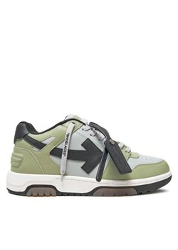 Sneakersy Off-White OMIA189S22LEA0015710 Zielony ze sklepu eobuwie.pl w kategorii Buty sportowe męskie - zdjęcie 182058606