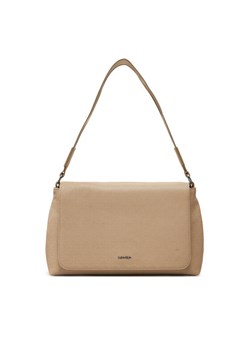Torebka Calvin Klein Ck Must Satchel_Mono K60K613181 Beżowy ze sklepu eobuwie.pl w kategorii Torebki damskie - zdjęcie 182058689